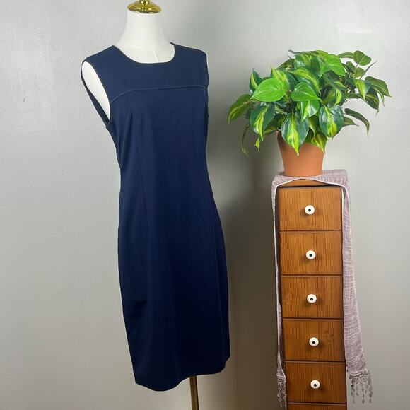 Ava & Aiden Dresses & Skirts - Ava & Aiden Navy Blue Sleeveless Sheath Dress Size 8